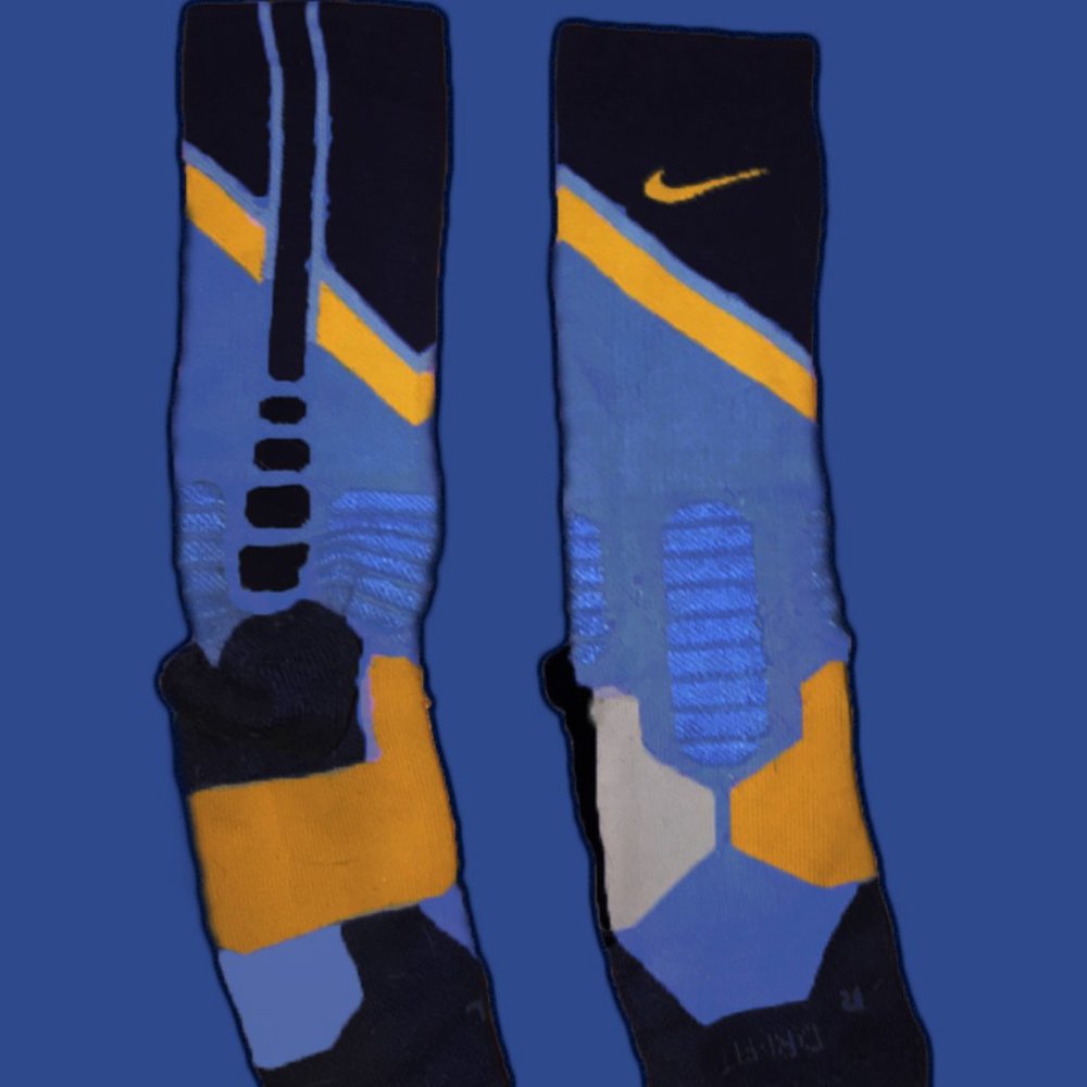 Men's Large Nike Hyper-Elite Crew Socks